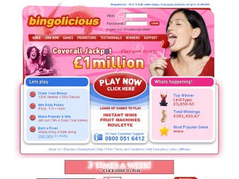 Bingolicious - Truly tasty 75 and 90 ball bingo prize promotions