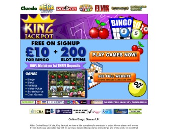 King Jackpot - With guaranteed cards of thousands of pounds lucky King Jackpot members become rich every week!